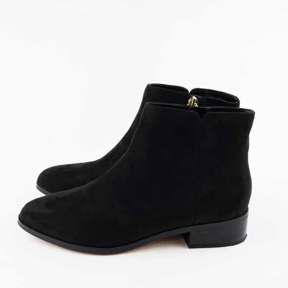J. CREW Size 7.5 Sueded Ankle Boots in Black - Picture 5 of 7